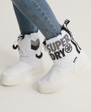 Superdry Japan Edition Snow Női Csizma Fehér | LWQTH1257